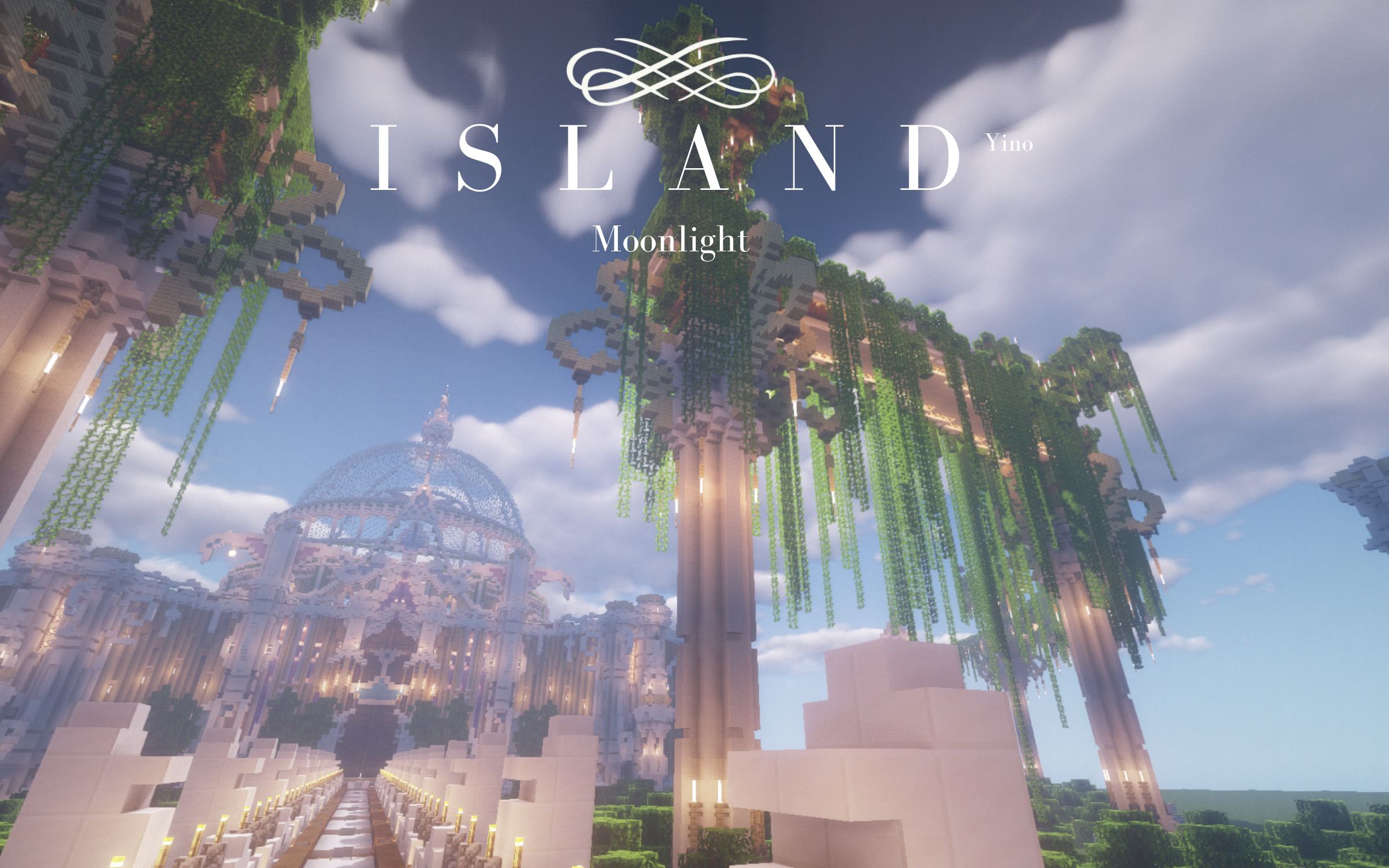 我的世界艾兰德月华篇第二期奇幻建筑建造摄影