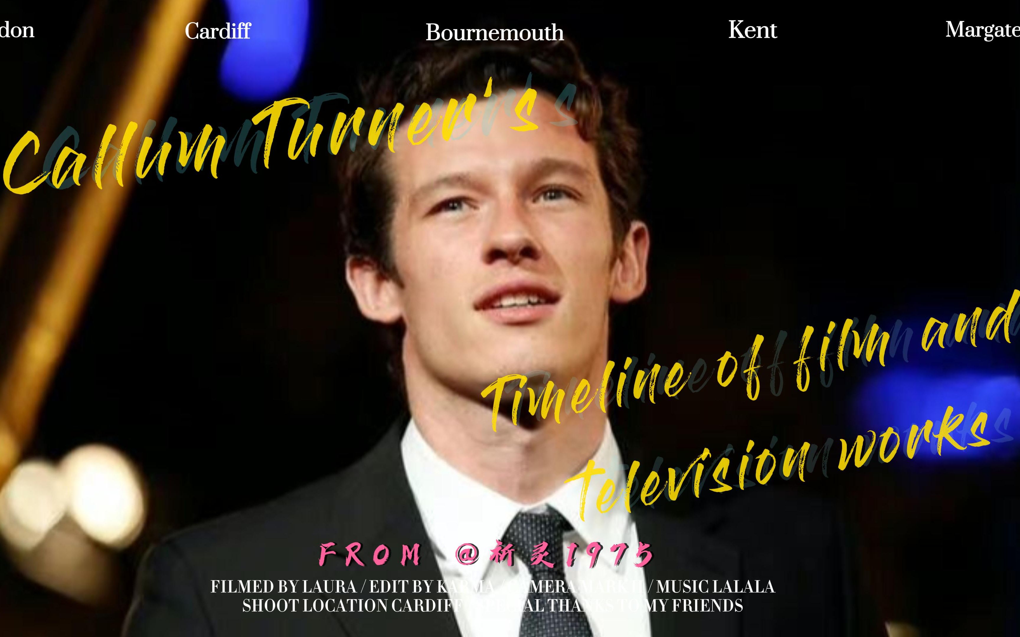 [图]【Callum Turner | 影视作品时间轴】“愿偿少年泪”| 狗勾乐 | 来看看越努力越幸运的大男孩吧！✨