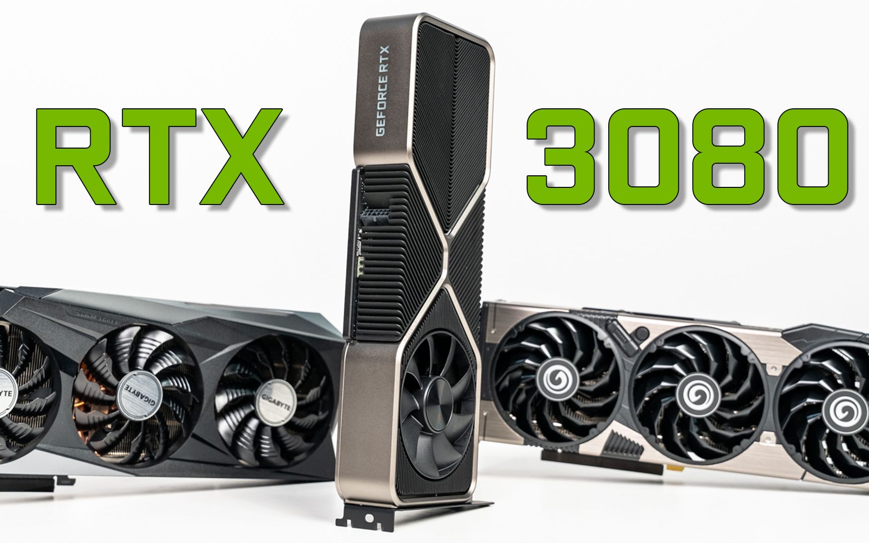 「开箱」三张 rtx3080 显卡 外观 重量对比 你喜欢哪张呢?