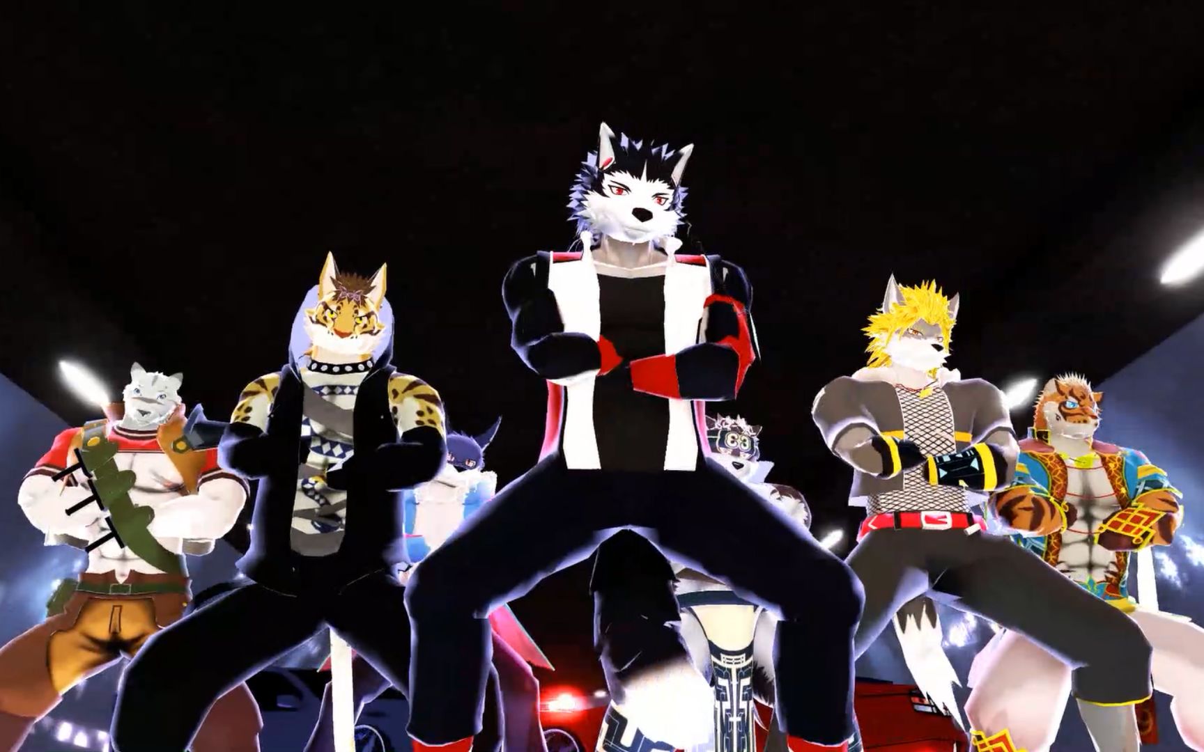 【兽人mmd】防弹狼虎团,绝了!