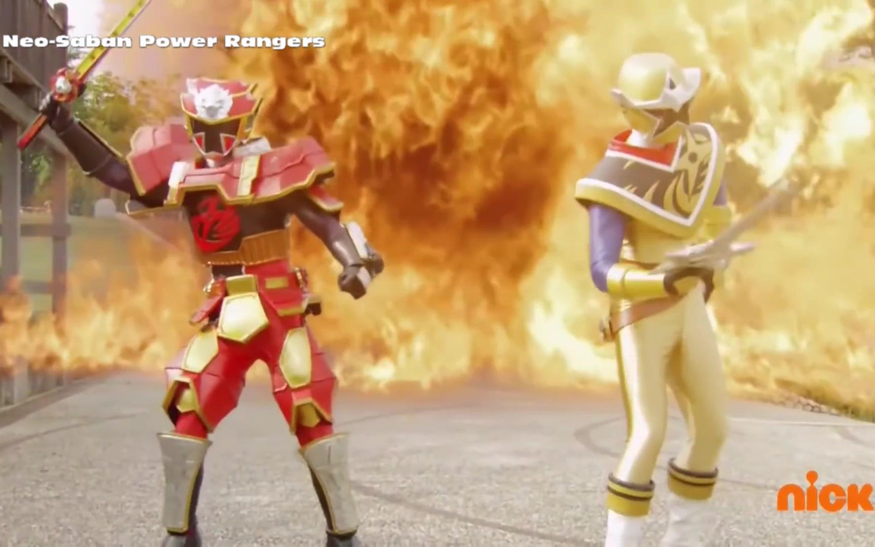 【美版】手里剑战队忍忍者 第一集 变身和战斗