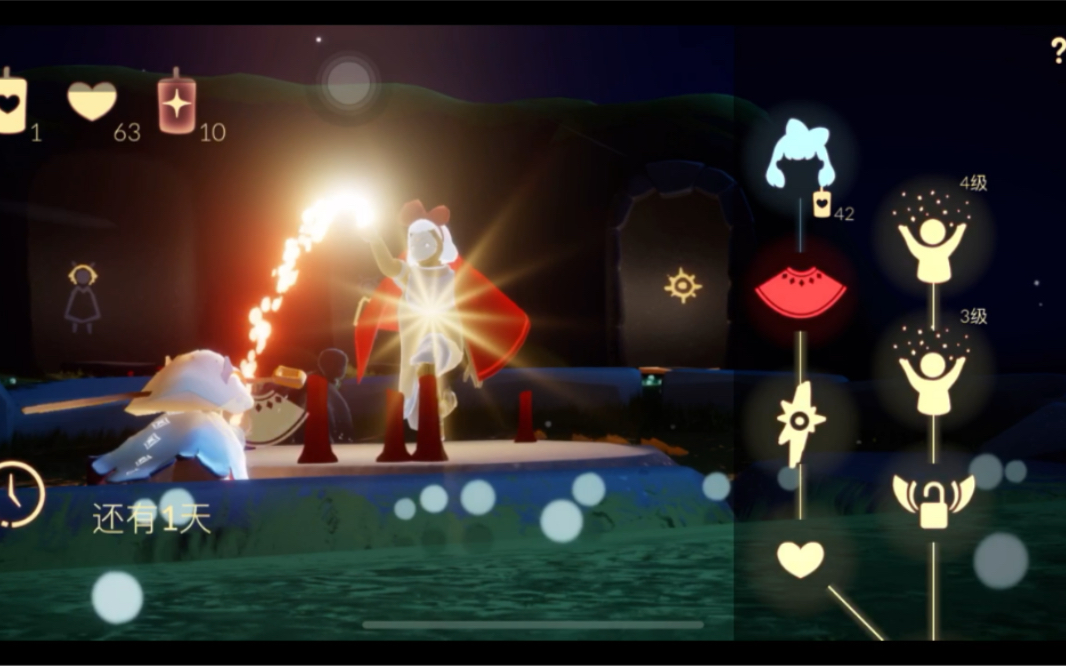 光遇国服蝴蝶结红斗篷复刻购买展示斗篷充能及服装穿搭