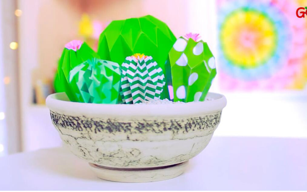 创意diy 教你做个有趣的仙人掌小夜灯@风迷精选_手工_生活_bilibili