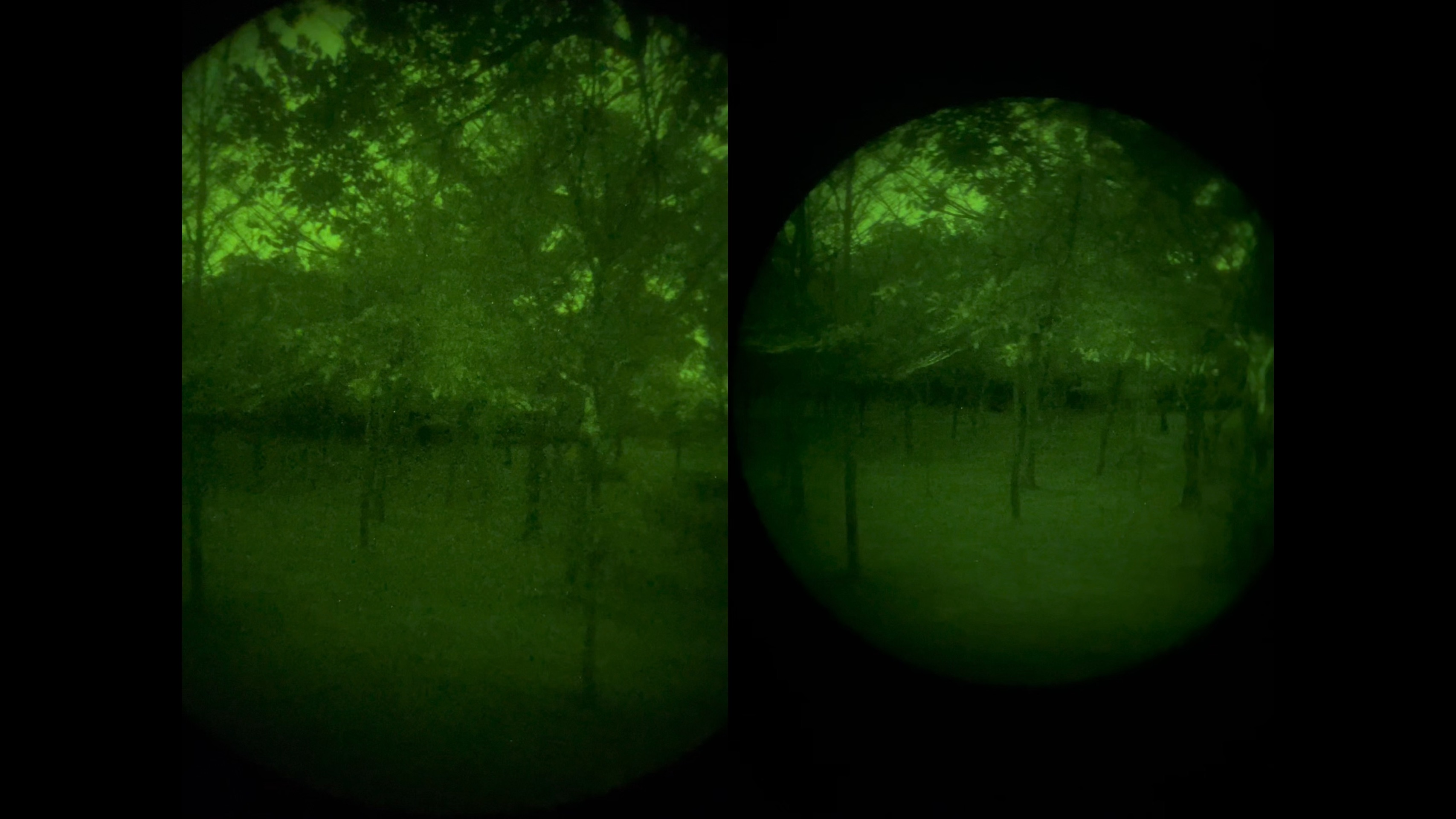 微光夜视仪 58fov与40fov对比