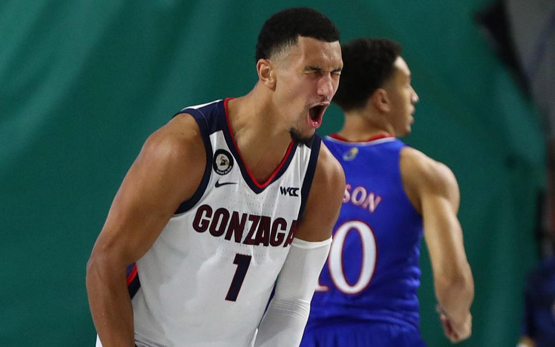 冈萨加大一新生控卫jalen suggs 赛季初的进攻端剪辑_哔哩哔哩 (゜