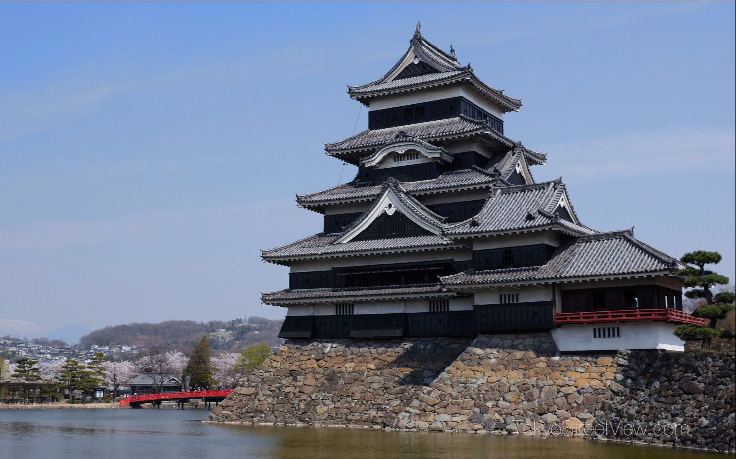 【超清日本】日本城堡系列之长野県・松本城【TokyoStreetView 】哔哩哔哩bilibili