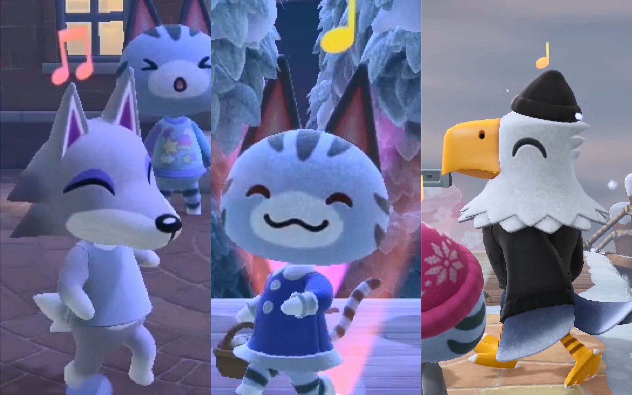 动物森友会和柠檬娜聊天聊到手舞足蹈很会聊天的柠檬娜