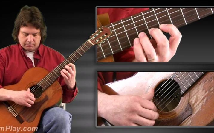 右手技巧6-3(danny voris古典吉他教程)
