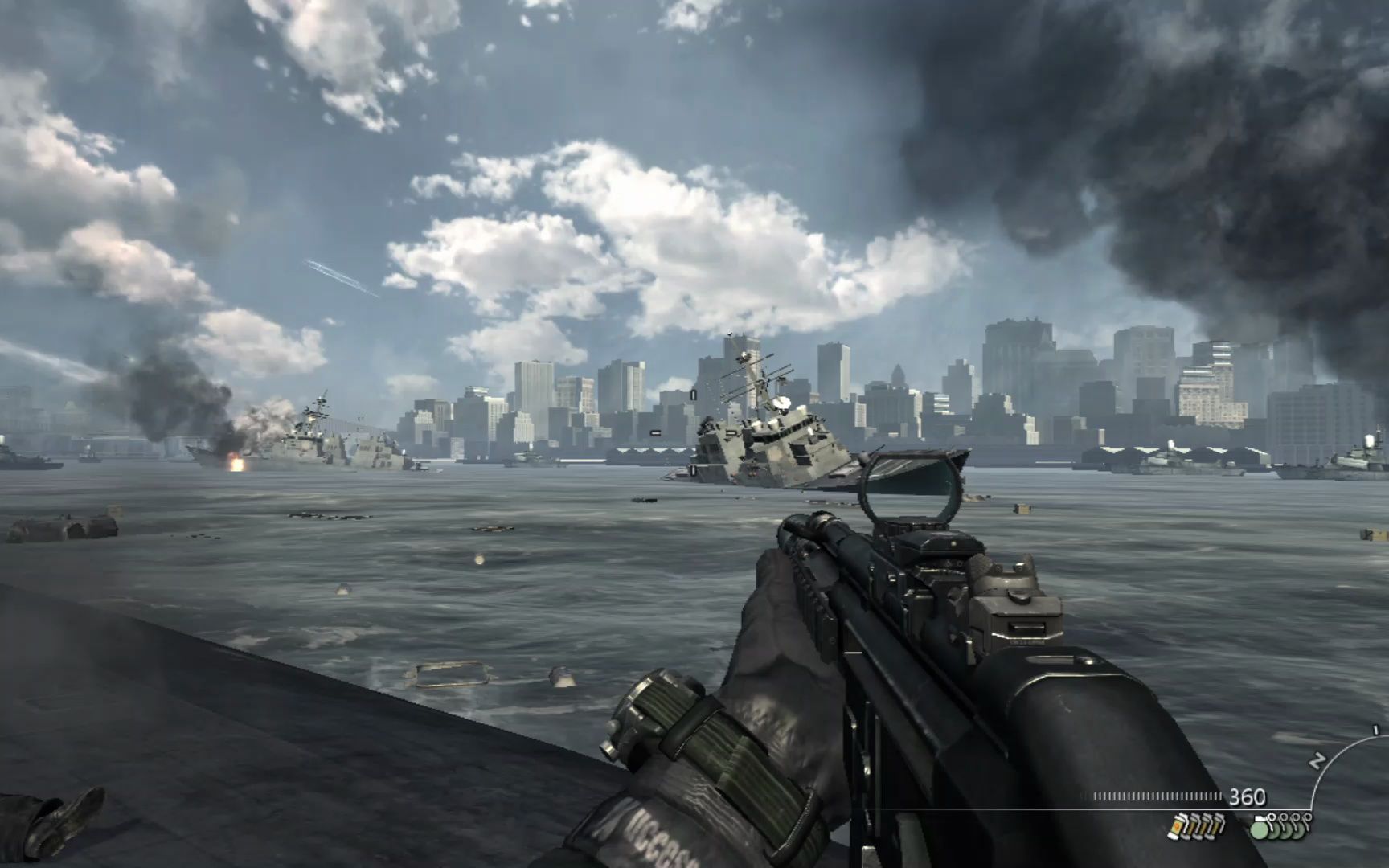 菜鸟首玩 惊险刺激 使命召唤8现代战争3 剧情模式 第二集 猎杀潜艇