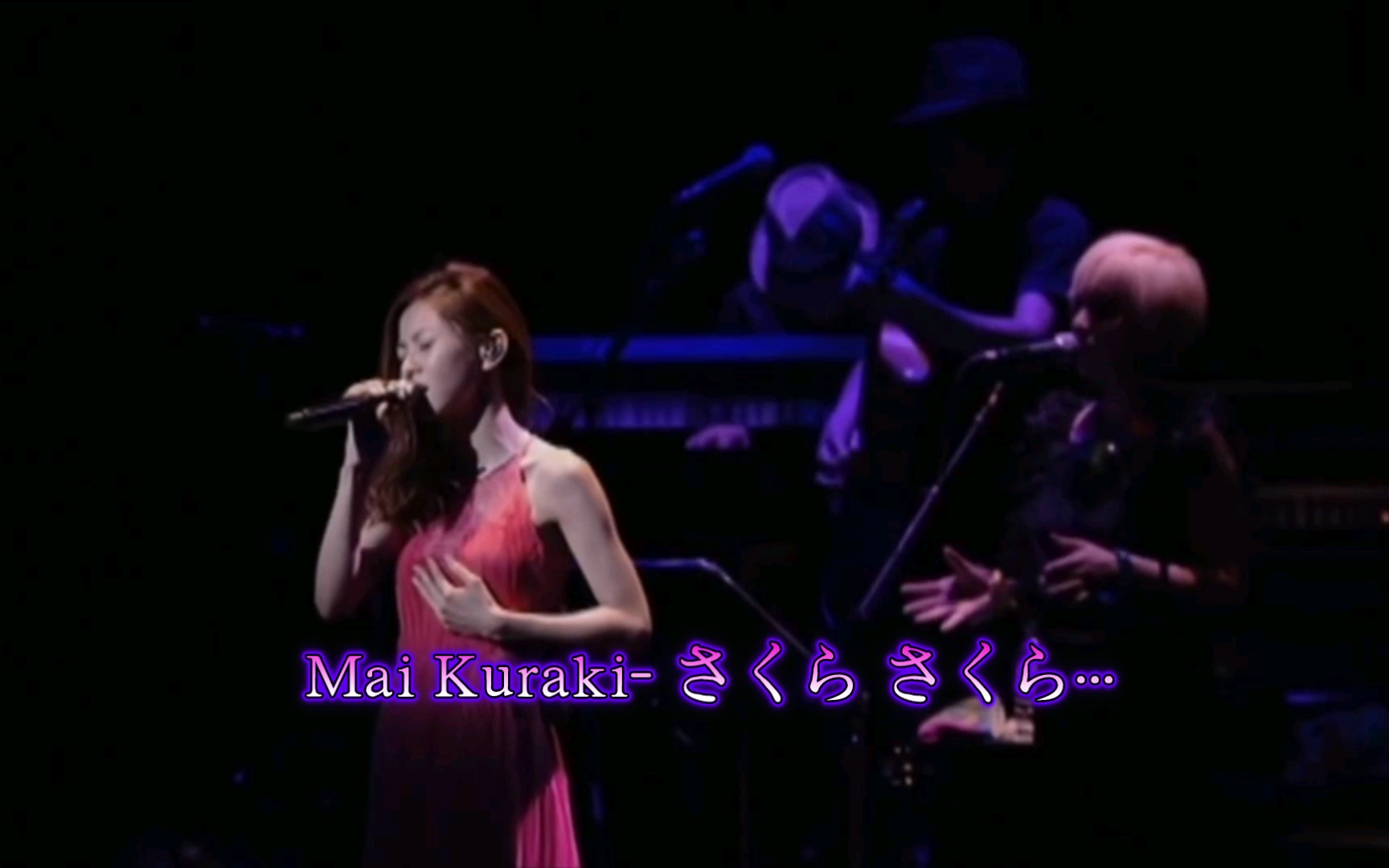 [图][中字]飞舞的樱花-仓木麻衣冷门神曲《さくら さくら…》现场