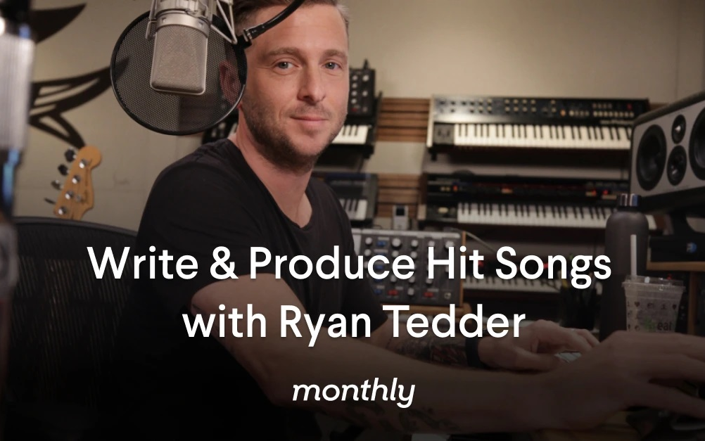 【音乐制作大师课】Monthly Write & Produce Hit Songs with Ryan Tedder哔哩哔哩bilibili