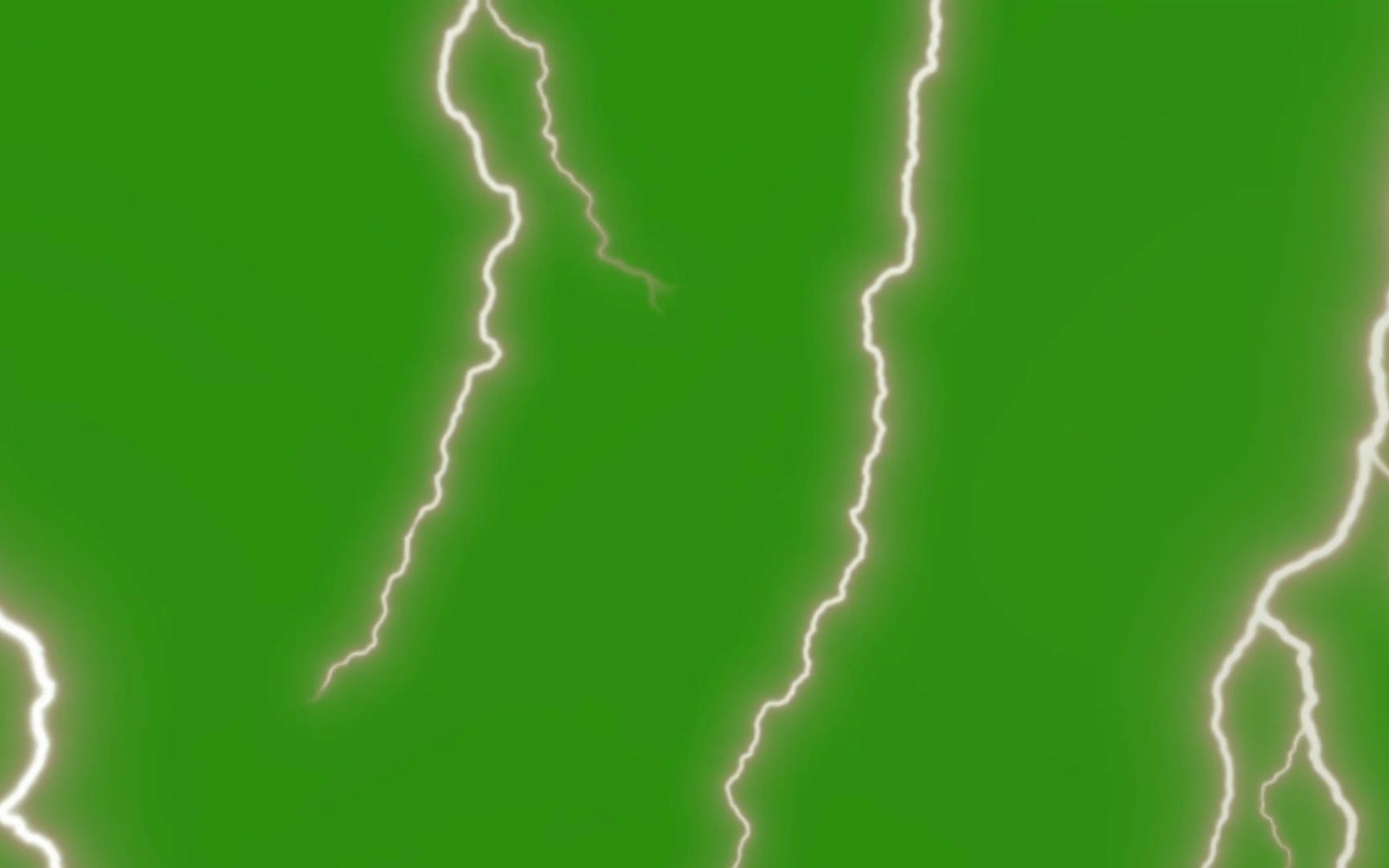 绿幕视频素材闪电