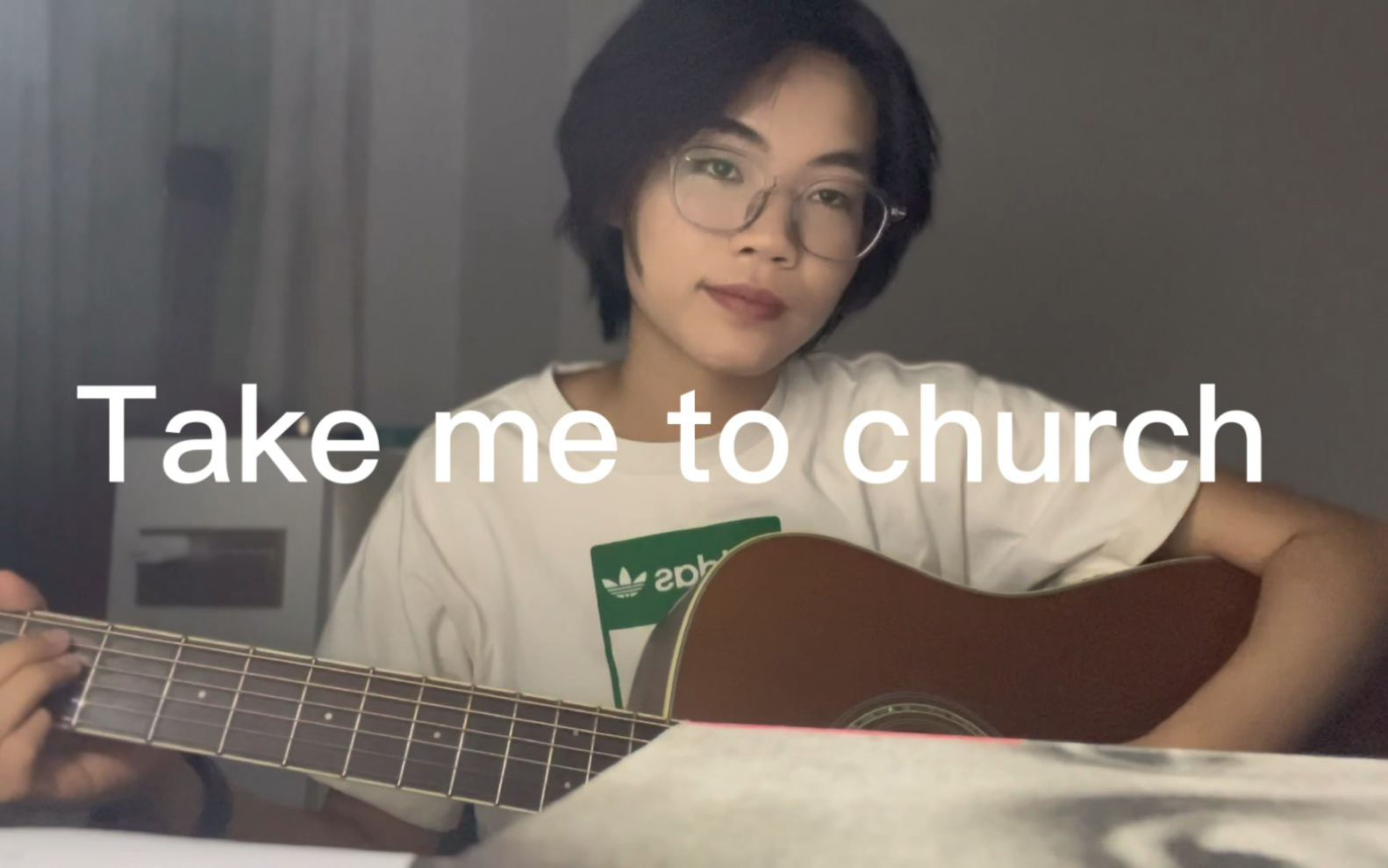 [图]Take me to church  弹唱 好听不要钱