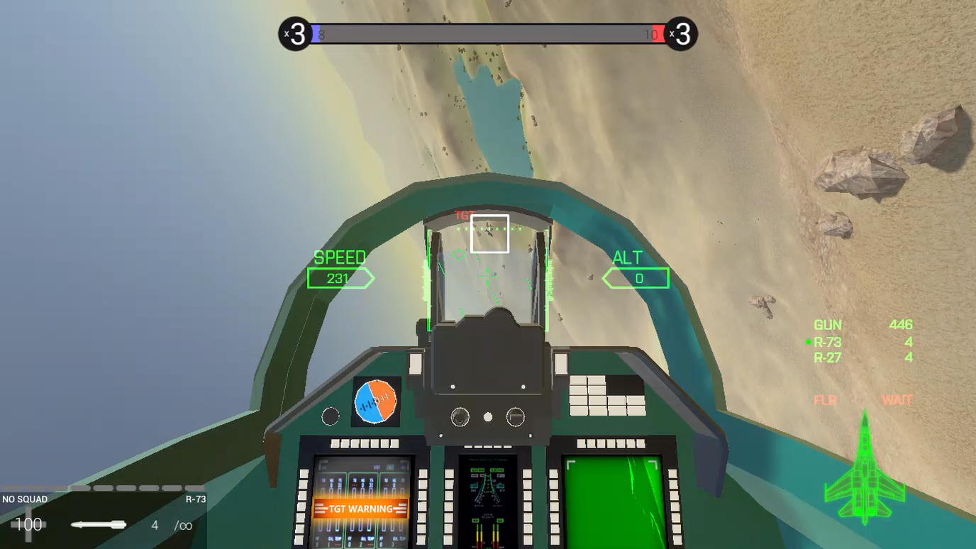 ravenfield战地模拟器build23mods驾驶苏27战斗机