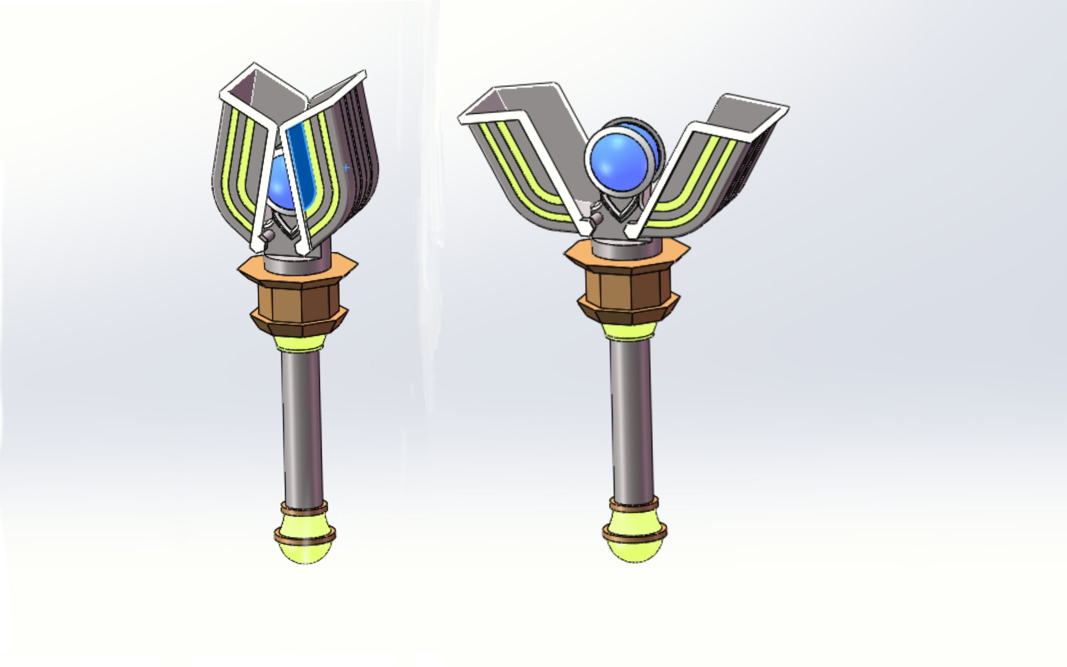 solidworks自制神光棒--那一年我也成了光_哔哩哔哩 (゜-゜)つロ