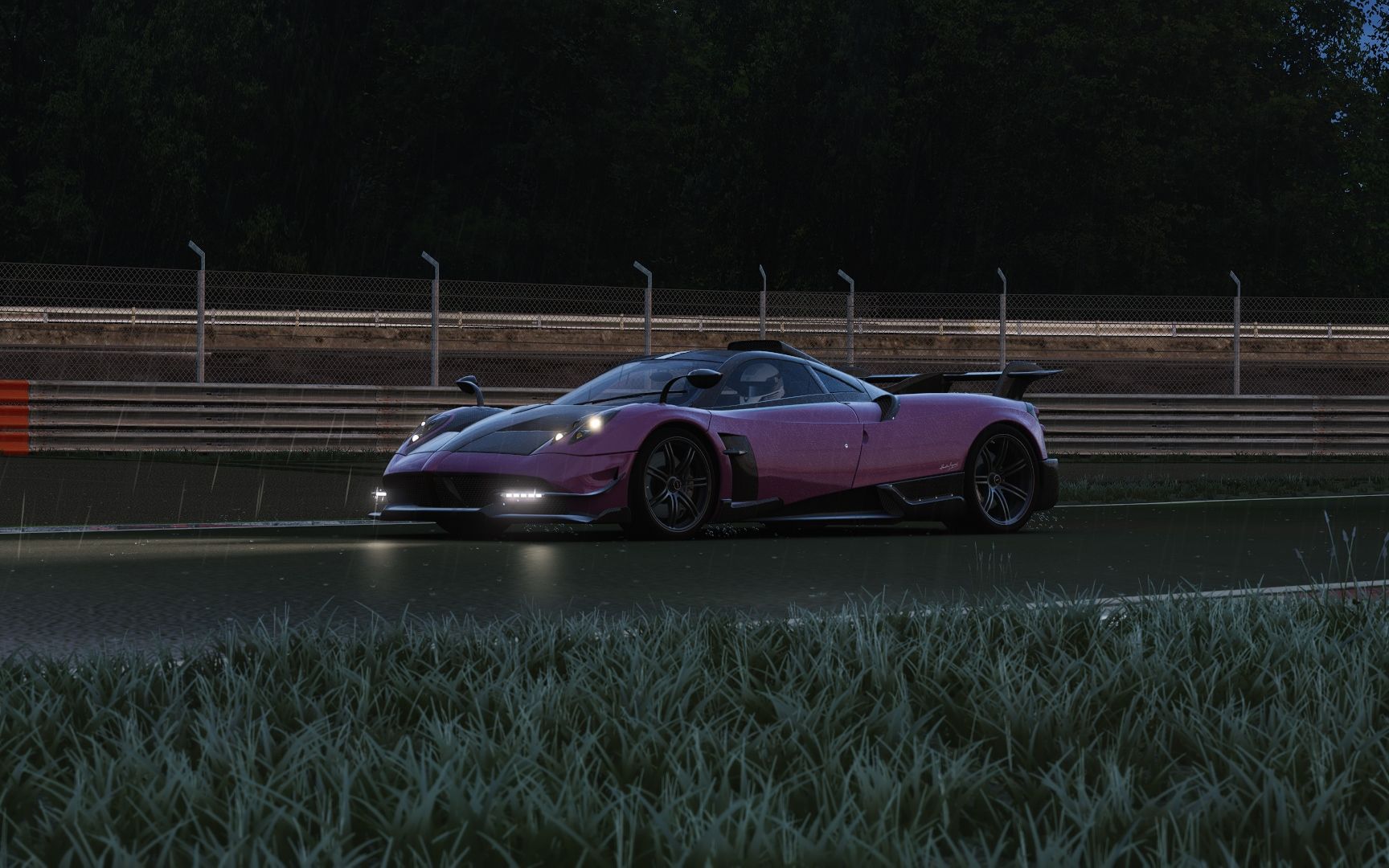 神力科莎新版csp雨天效果测试(帕加尼花雅bc)