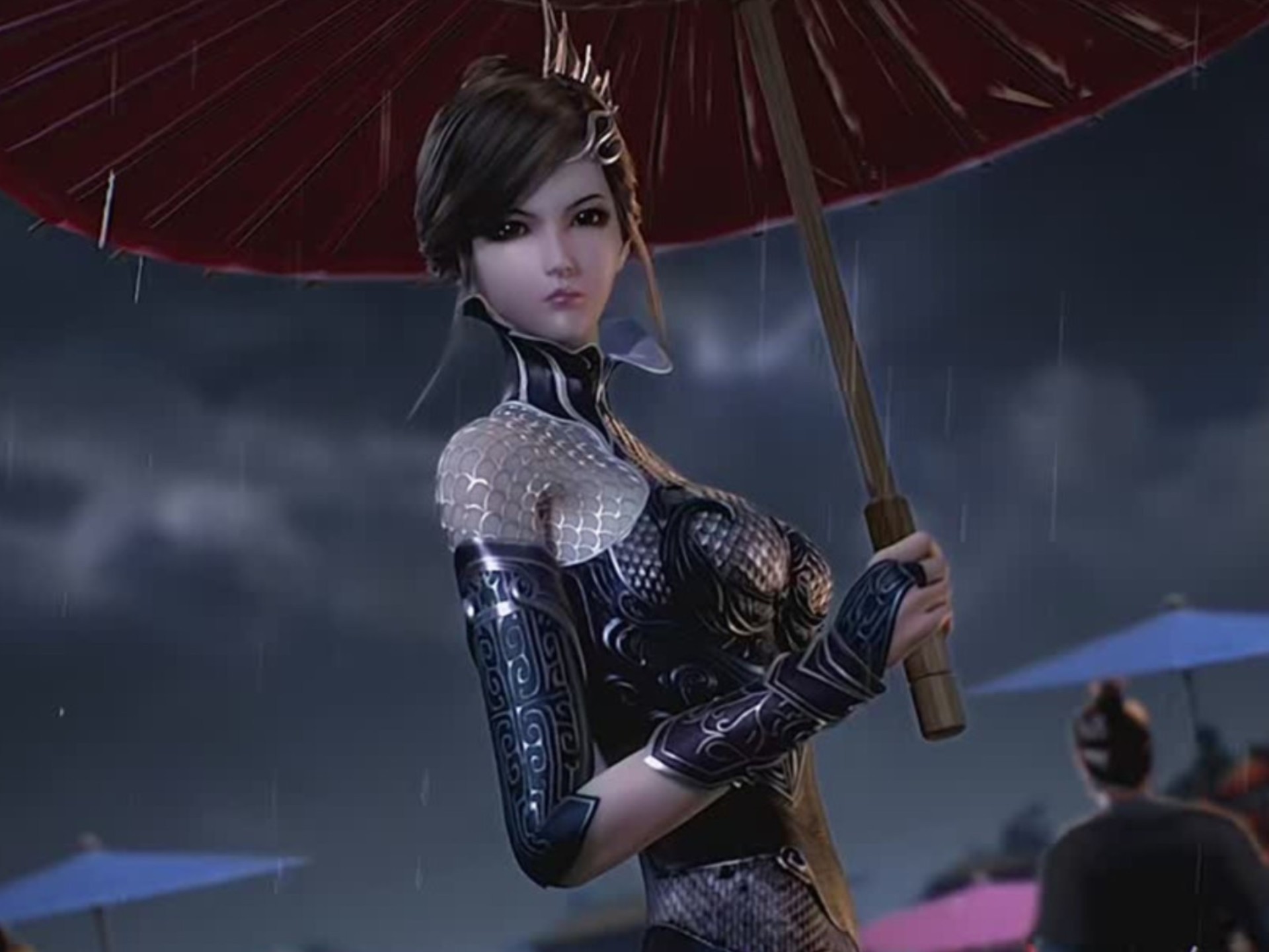 惊鲵这套衣服只有惊鲵穿才有味道,田言给人感觉就很老