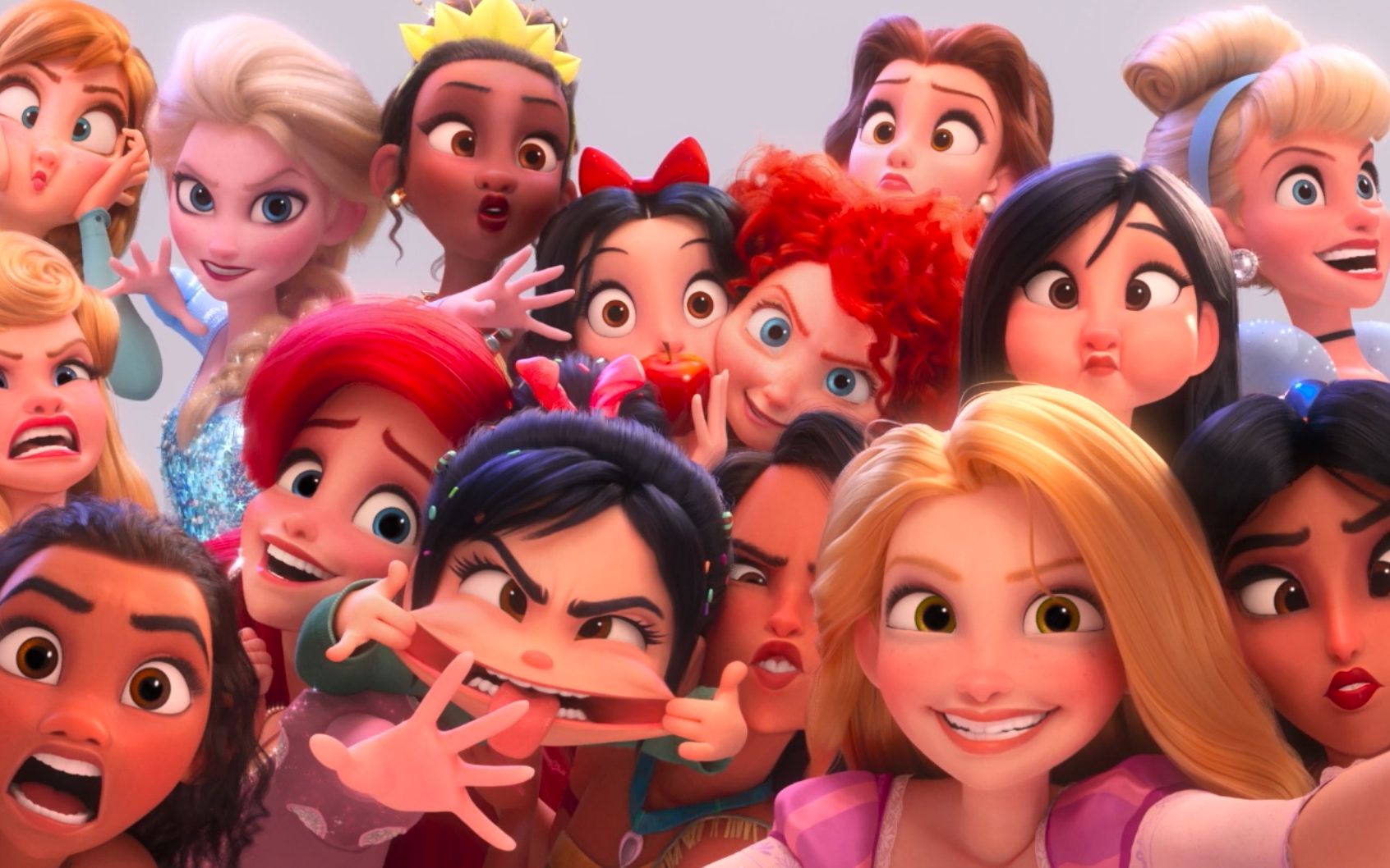 迪士尼公主群像动画图片