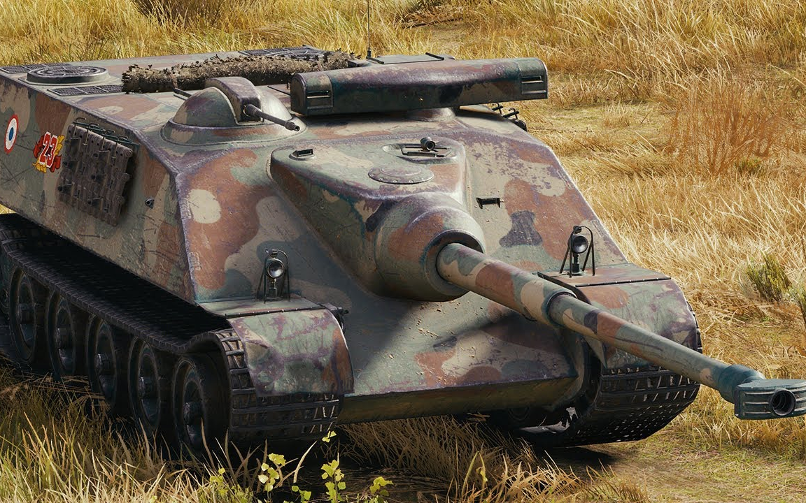 坦克世界 amx 50 福煦 - 6杀 9千7伤害 [洲际公路]