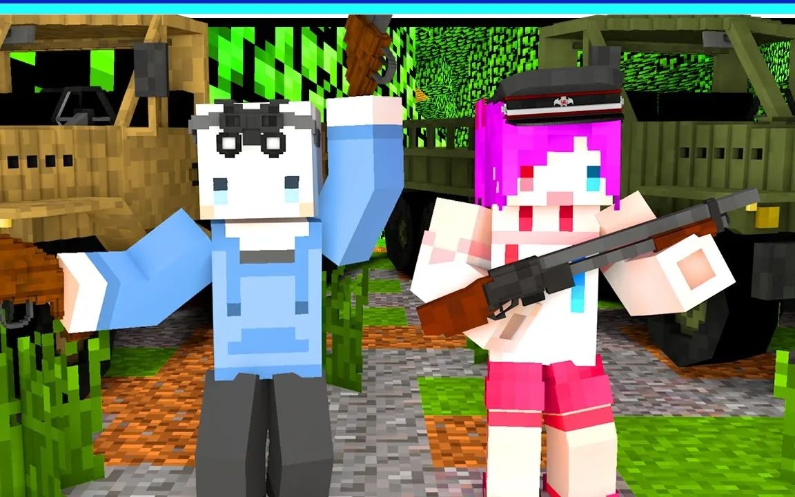 我的世界小白解说双傻空岛05 补不满的血量必须解决粮食短缺问题_哔哩