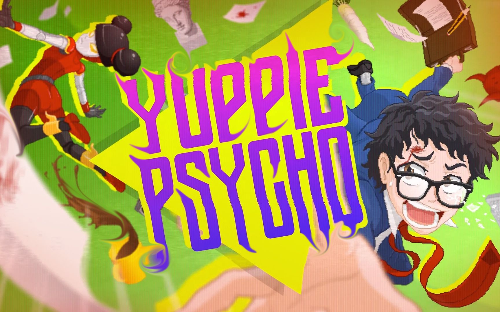 独立游戏yuppiepsycho雅皮士精神荒诞恐怖剧情向像素游戏反乌托邦社会