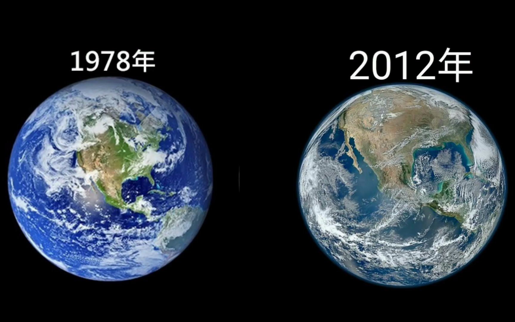 地球的以前和现在对比:已被毁成这样了,我们及子孙还有时间吗?