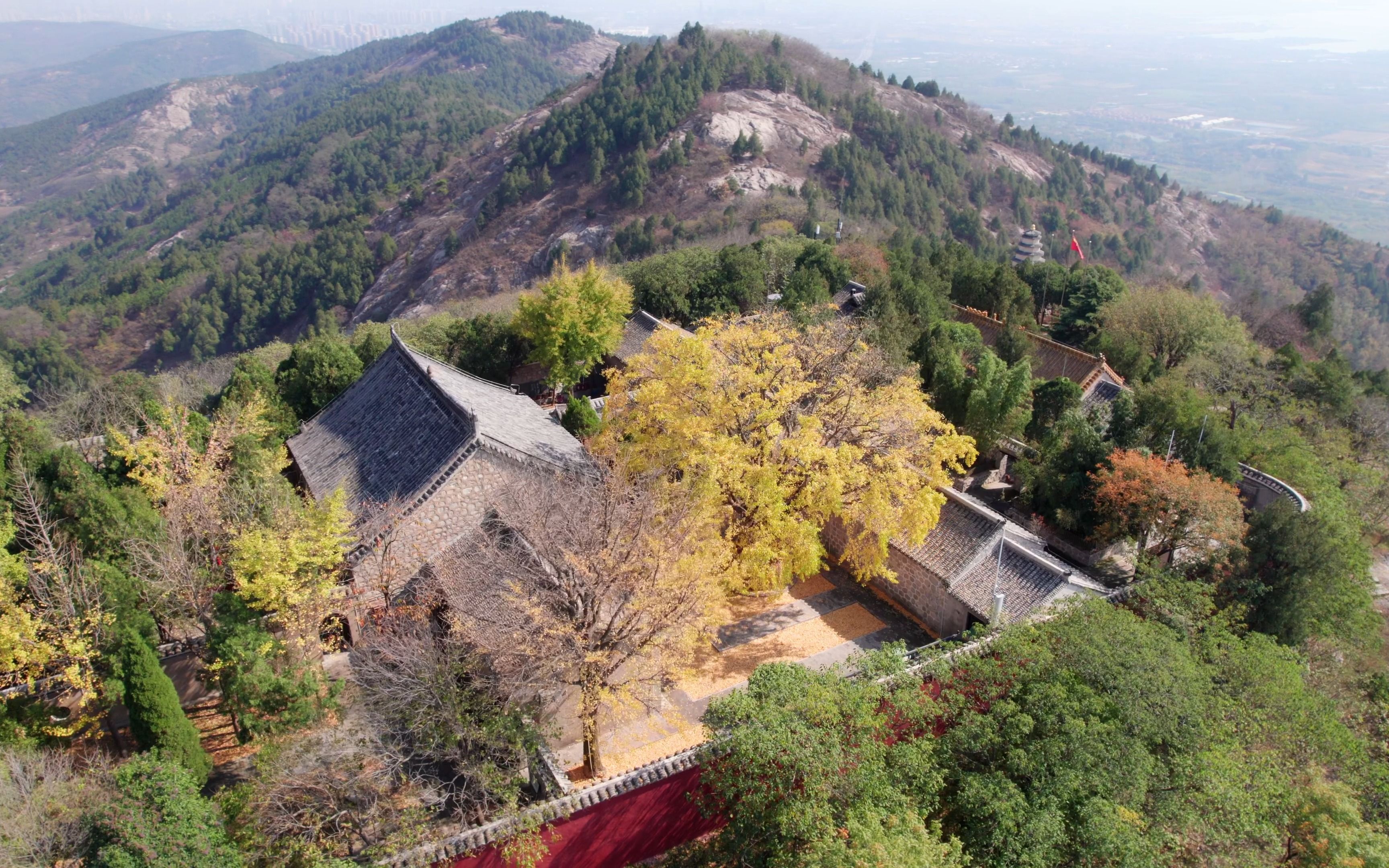 蚌埠住了,安徽蚌埠涂山禹王宫,秋天简直美爆了,你还没有去吗,看看摄影