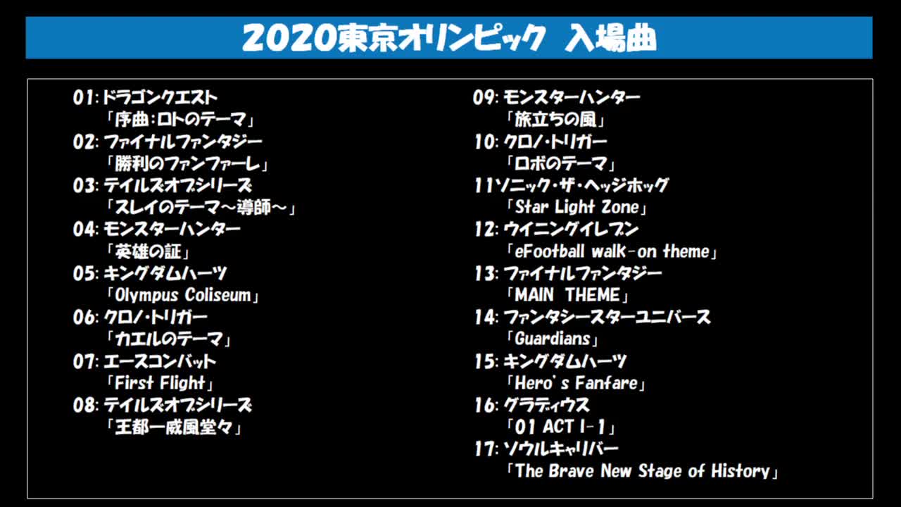 奧運音樂東京奧林匹克運動會2020選手入場曲合集tokyoolympics2020