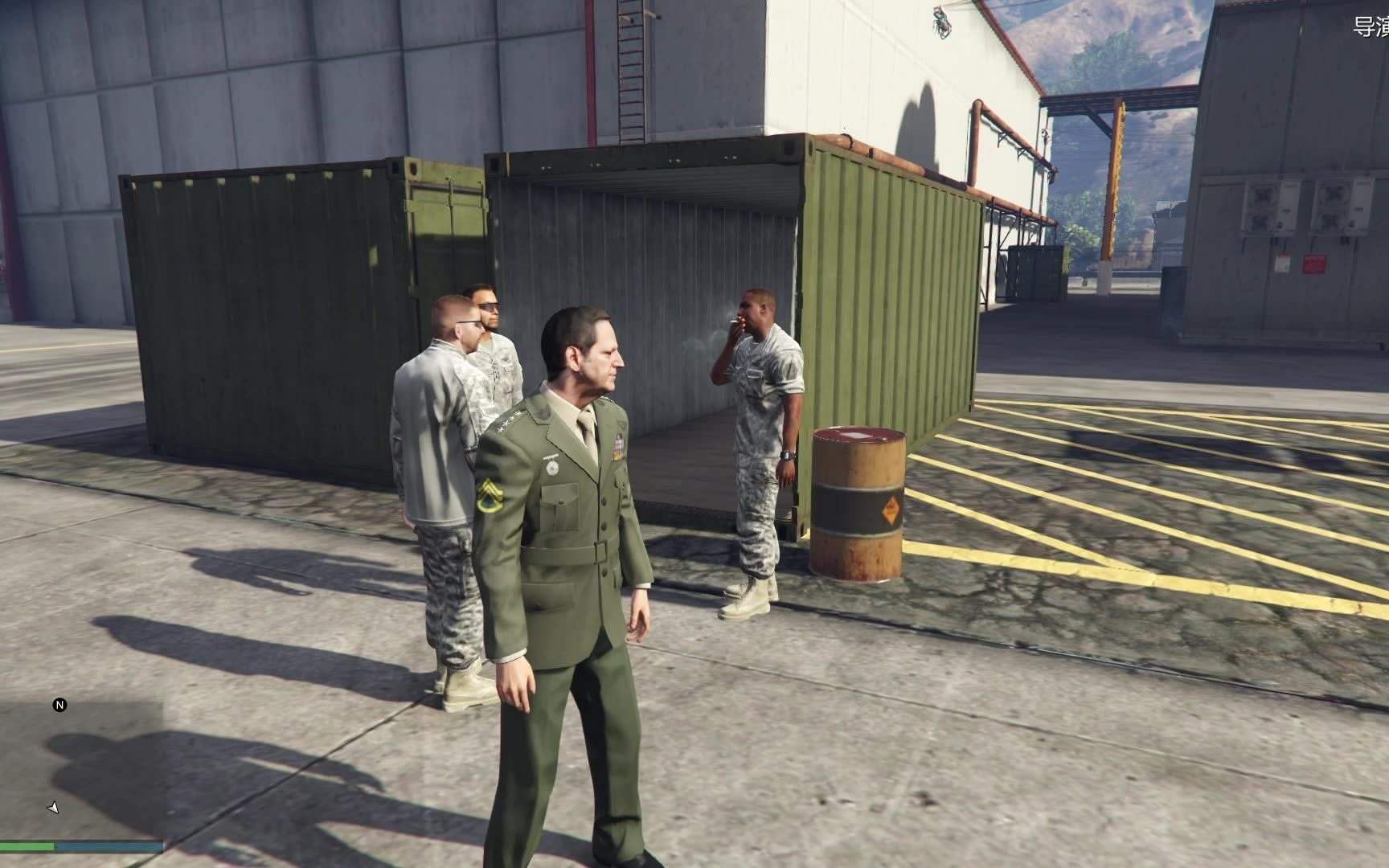 【gta5】对着军事基地里的士兵竖中指会怎样?_哔哩哔哩_bilibili
