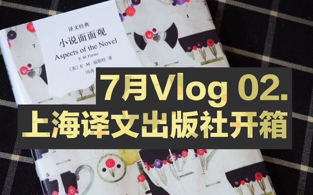 【读书】七月Vlog: 上海译文出版社新书开箱哔哩哔哩bilibili