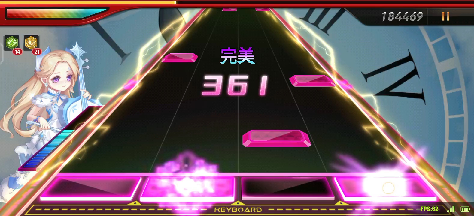 慢慢练手的开始,音游的练习