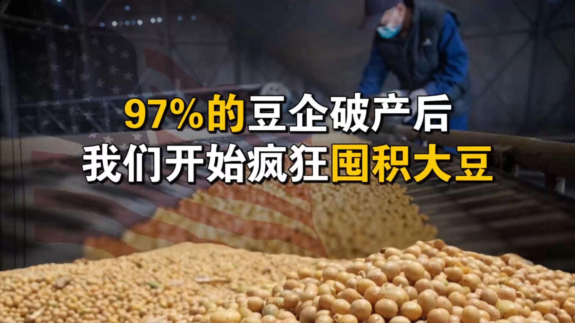 97%的中国豆企被搞破产后，我们开始疯狂囤积大豆