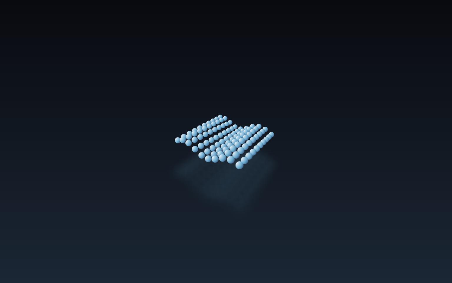 HTML5+CSS3+Vue小实例:3D圆点波浪动画特效_哔哩哔哩_bilibili