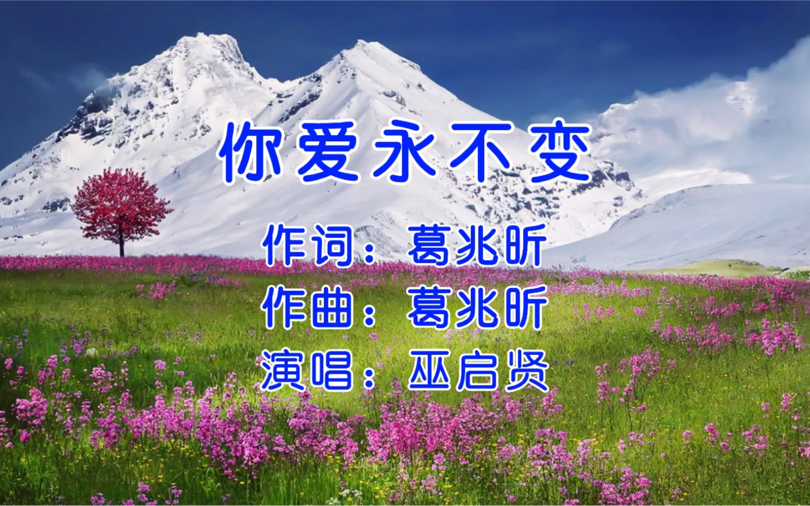 [图]【现场KTV】《你爱永不变》纯音乐版