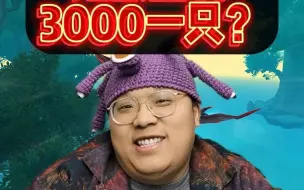 绝版坐骑，3000一只？