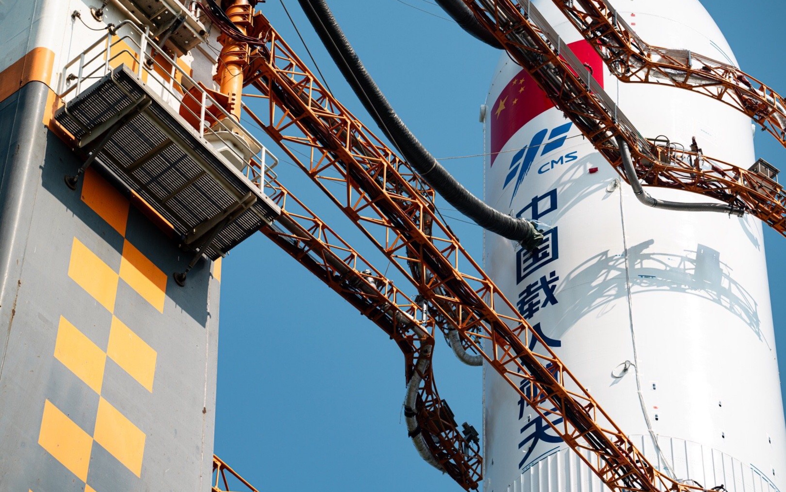 天和号核心舱发射全过程