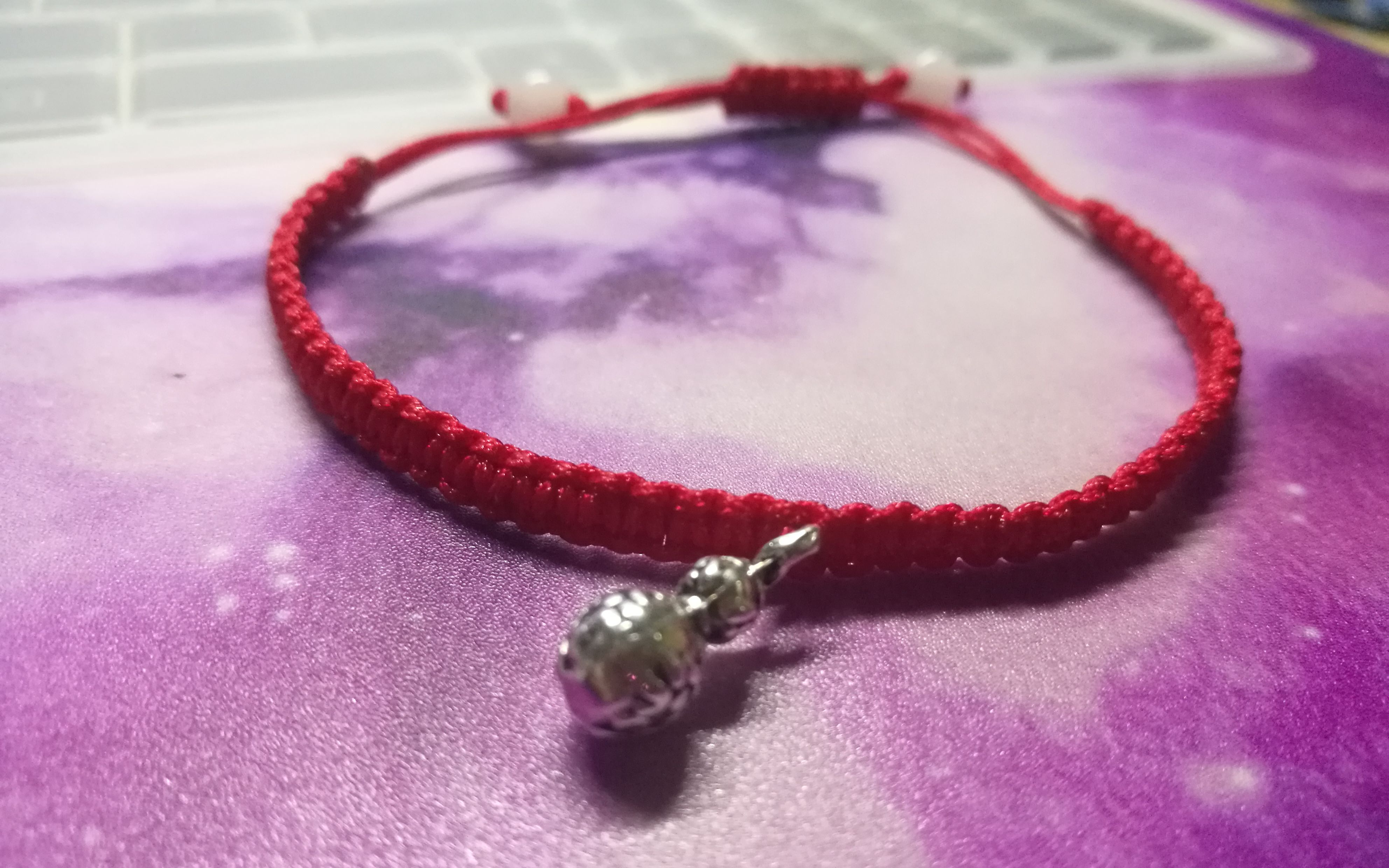 手链教程隔壁小季季手把手教编双向平结手链