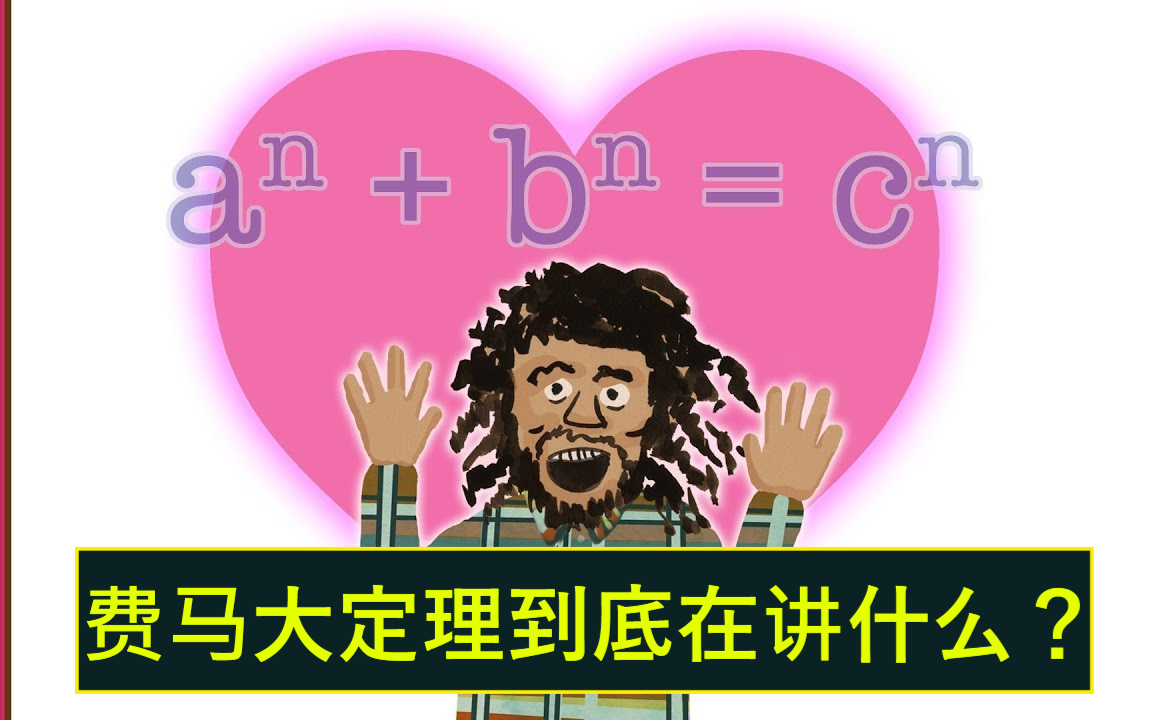 【数学定理系列】费马大定理的核心(合集于视频列表)哔哩哔哩bilibili