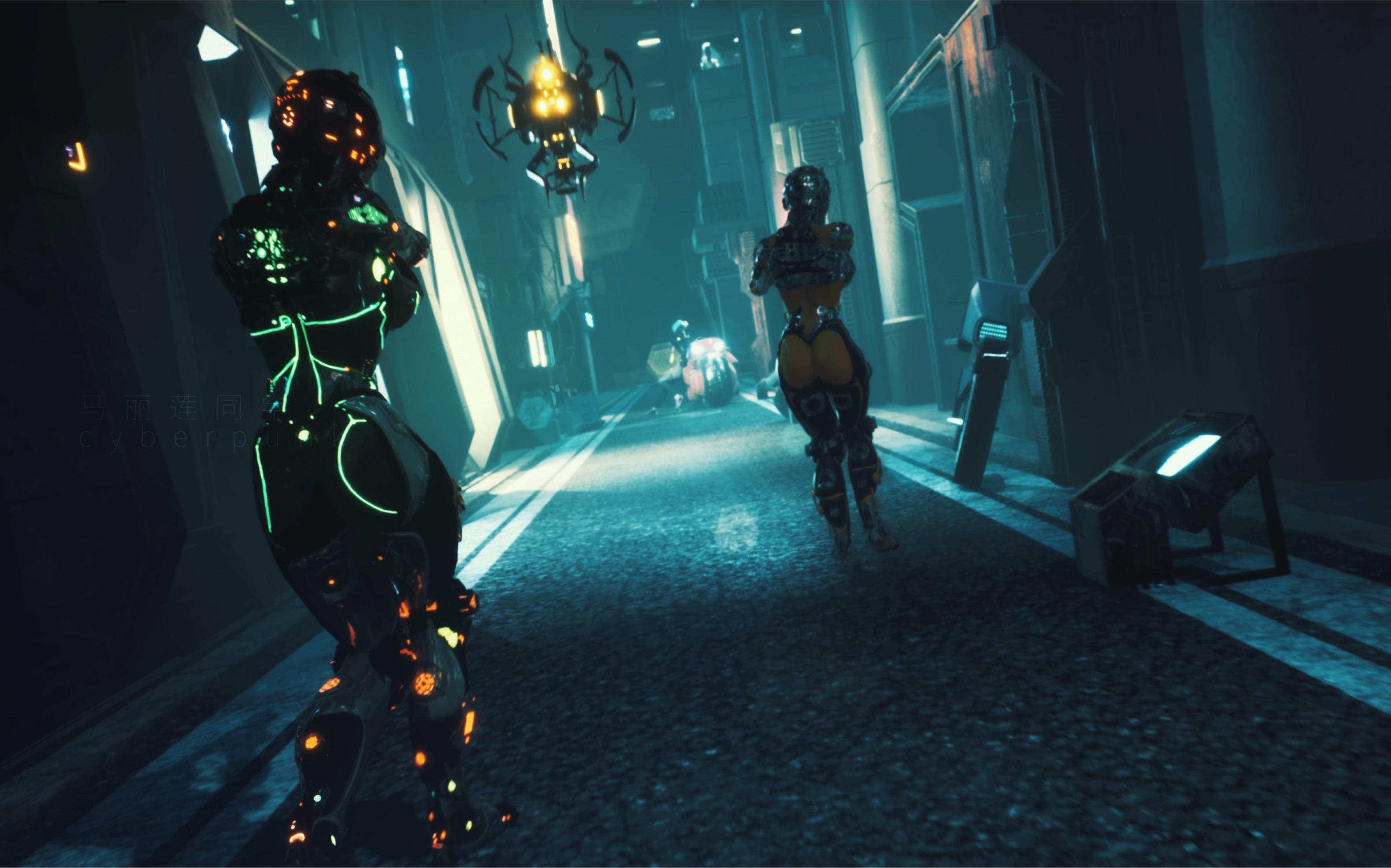 赛博朋克世界里的战场01 #赛博朋克 #机甲 #视觉震撼 #超燃超带感