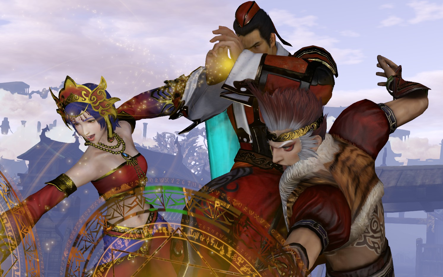 无双大蛇3唐僧师徒西天取经孙悟空秘武战