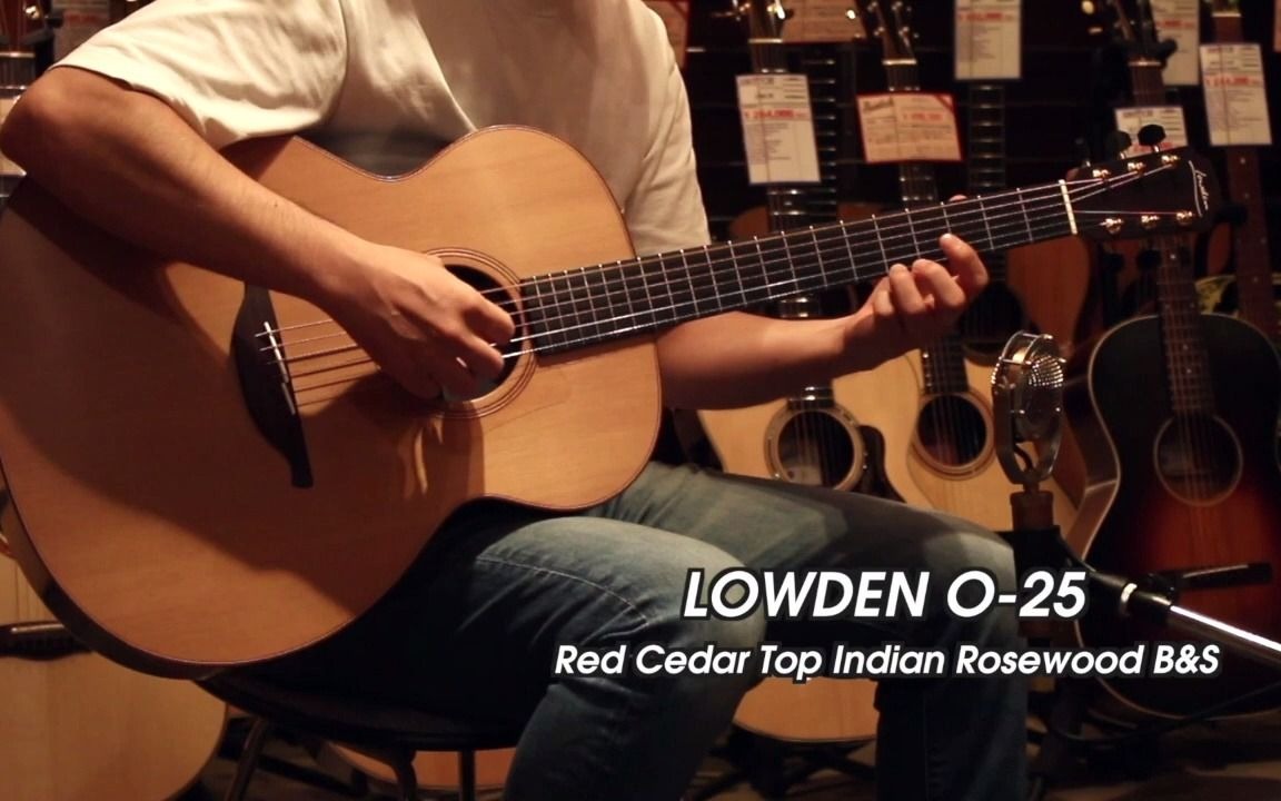 LOWDEN : O25 ( Red Cedar & Indian Rosewood )  Demo哔哩哔哩bilibili