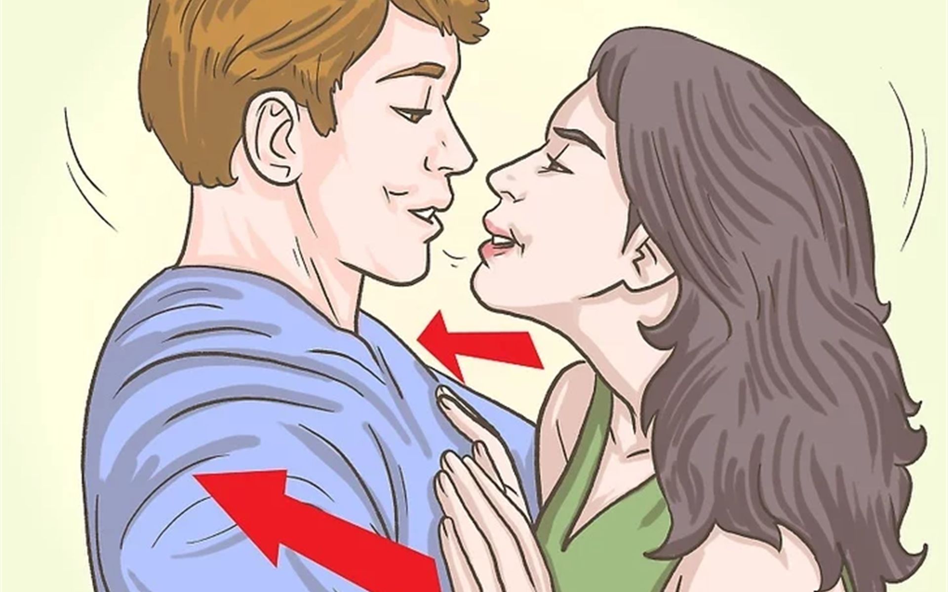 学会如何在亲亲时运用双手