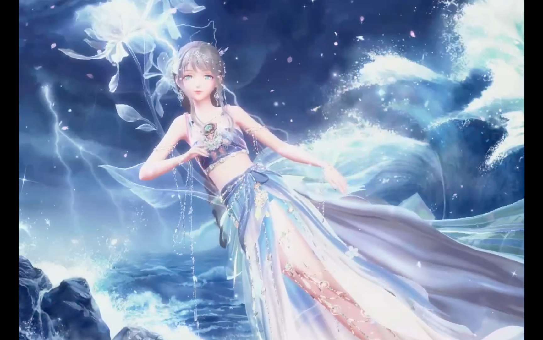 【闪耀暖暖】怒海生莲!敦煌和人鱼的超高适配!