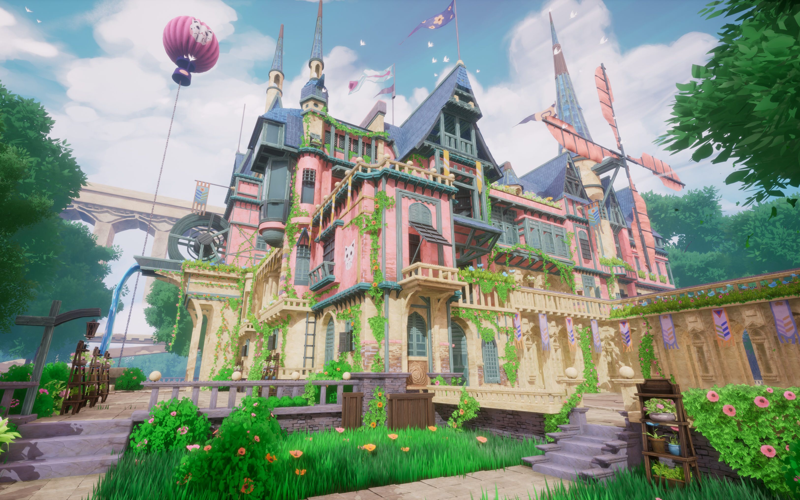 ue4场景_风格化城堡_虚幻引擎地编作品