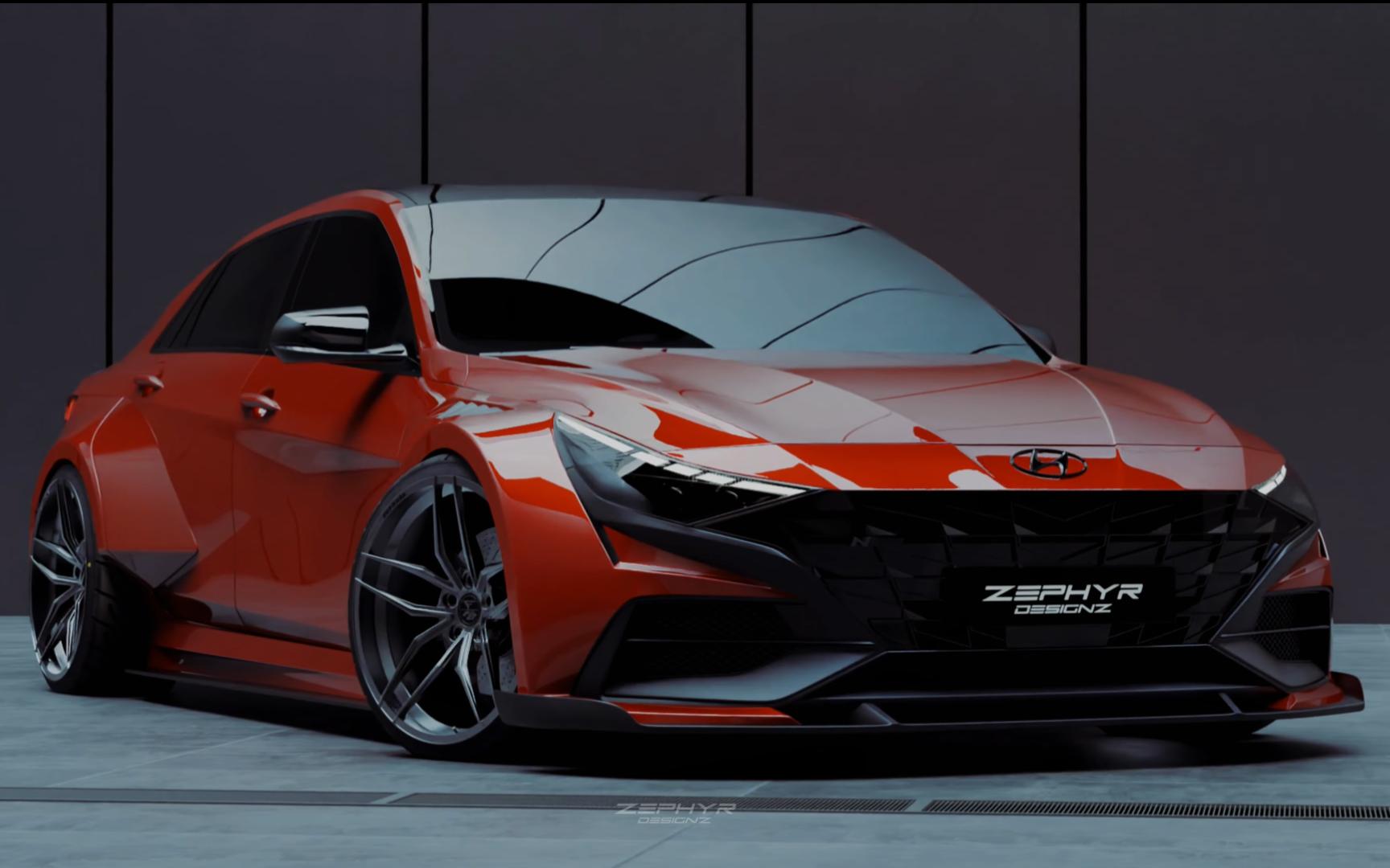 【4k 改装】2023款 现代 elantra n