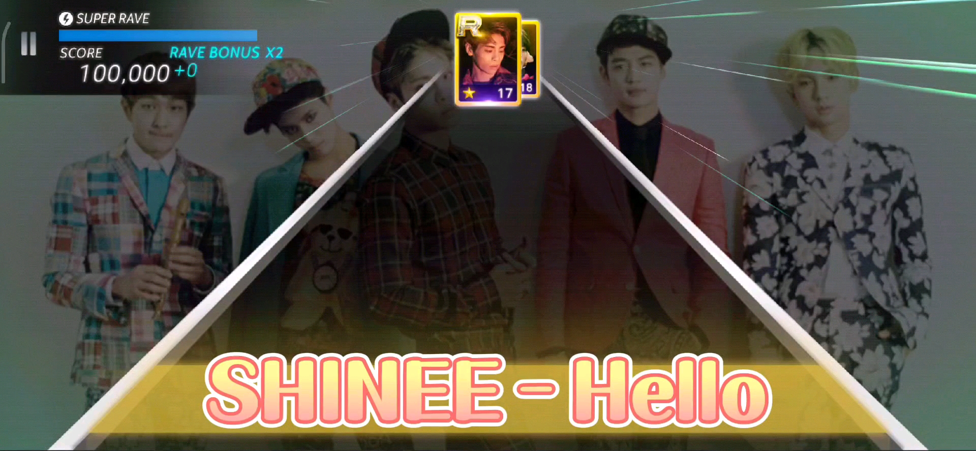 [图]『Superstar SMTOWN』SHINEE - Hello困难模式全完美三星录屏