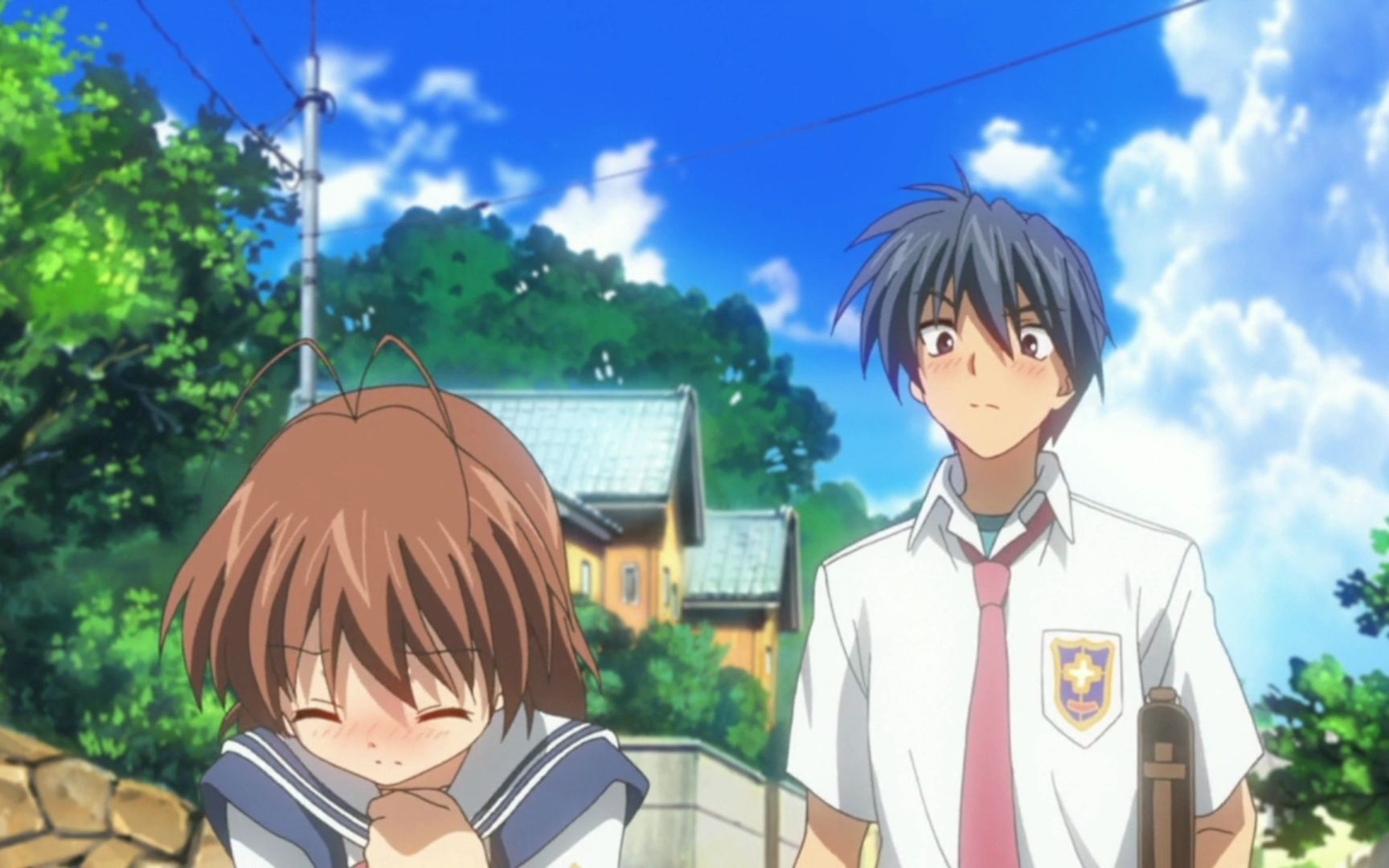 古河渚与朋也治愈瞬间