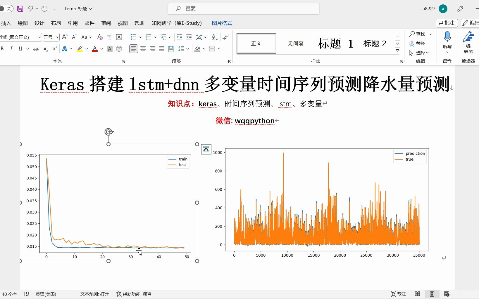 Keras搭建lstm+dnn多变量时间序列预测降水量预测哔哩哔哩bilibili