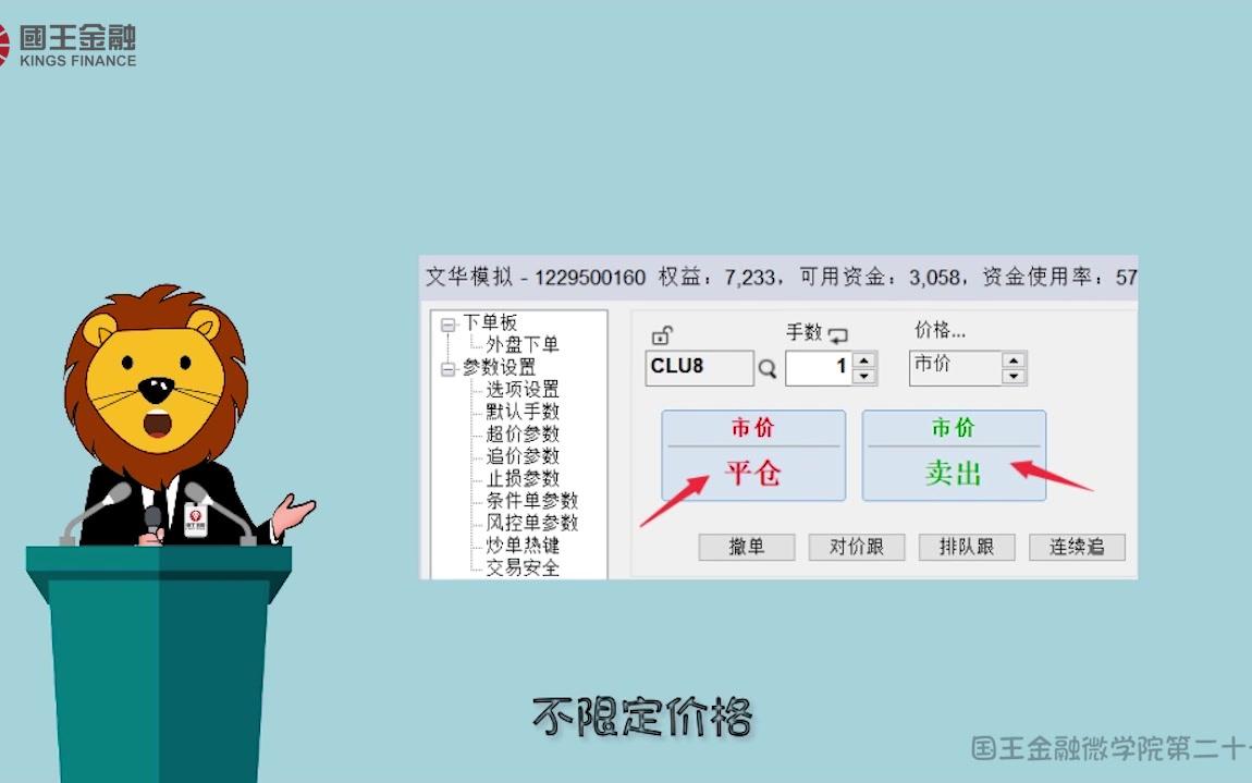 【国王金融微学院】常用期货交易指令大盘点 神操作让交易更有效哔哩哔哩bilibili