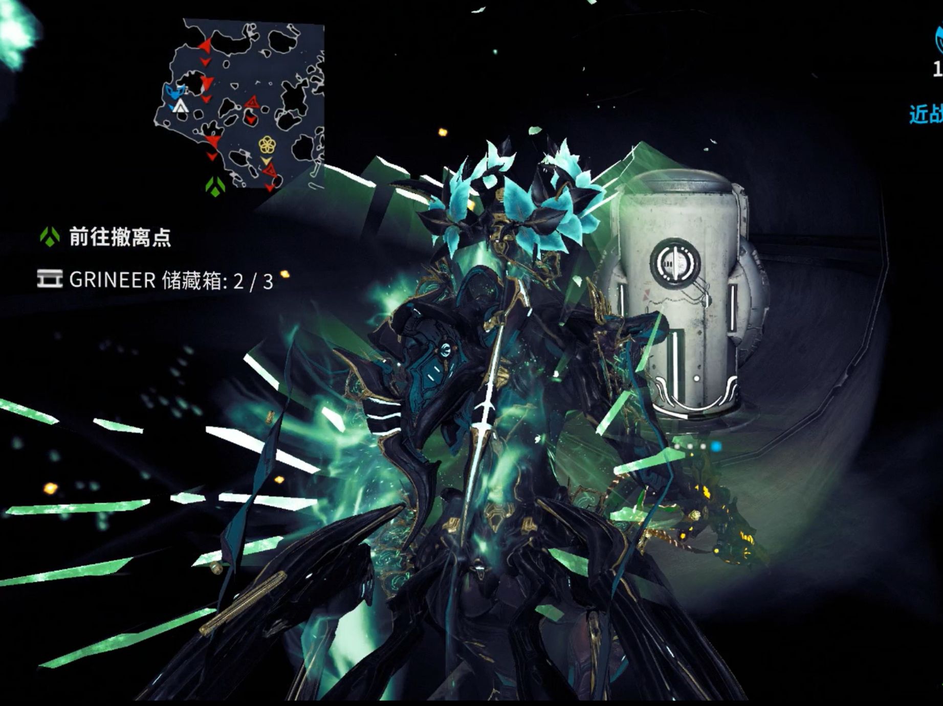 【warframe】地球破坏白箱子阴间点位之一